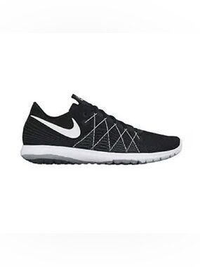 Mens Nike Flex Fury 2 Running Shoe in Black/White (Size 9)